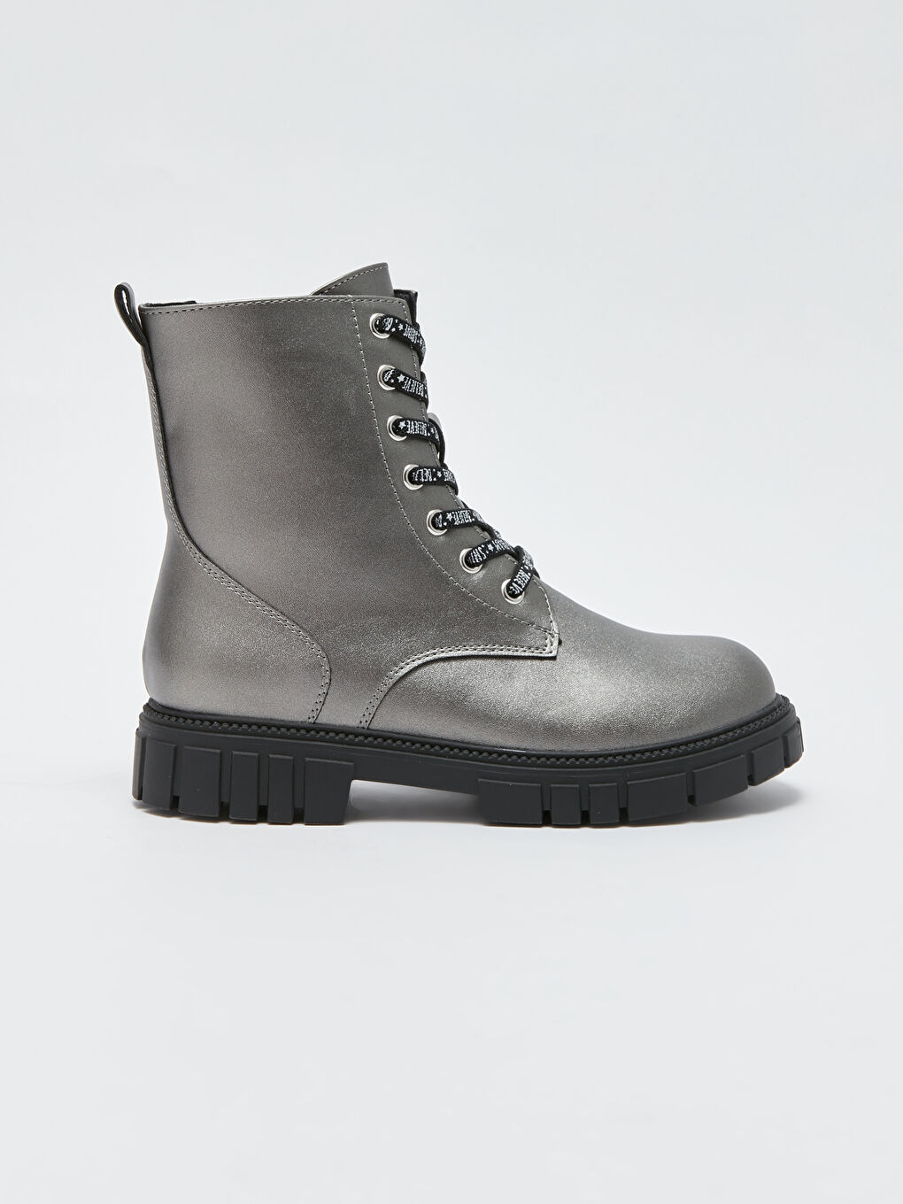 Блестящие ботинки из искусственной кожи для девочек-1