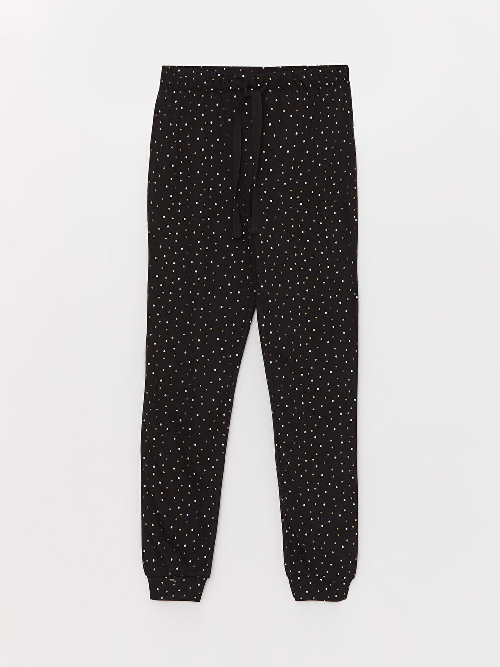 Elasticated Waist Polka Dot Women's Pyjama Bottoms-4