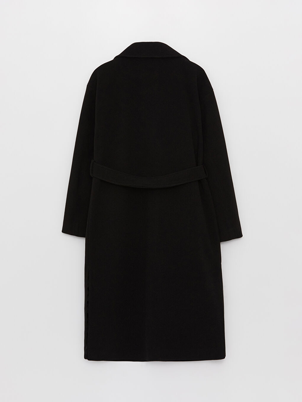 بالطو ياقة القميص كم طويل للسيدات كاشيه-7