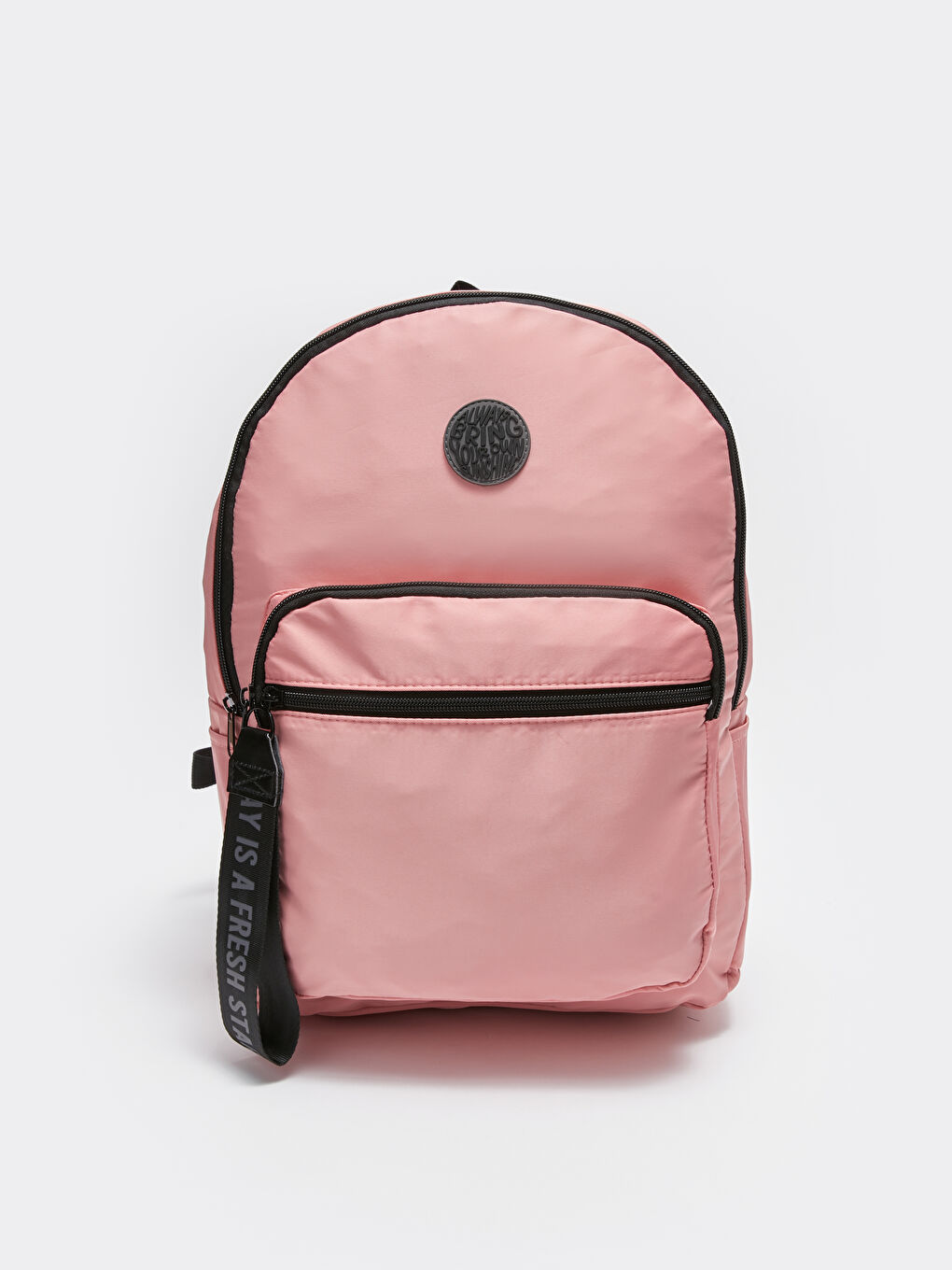 Label Printed Women's Backpack