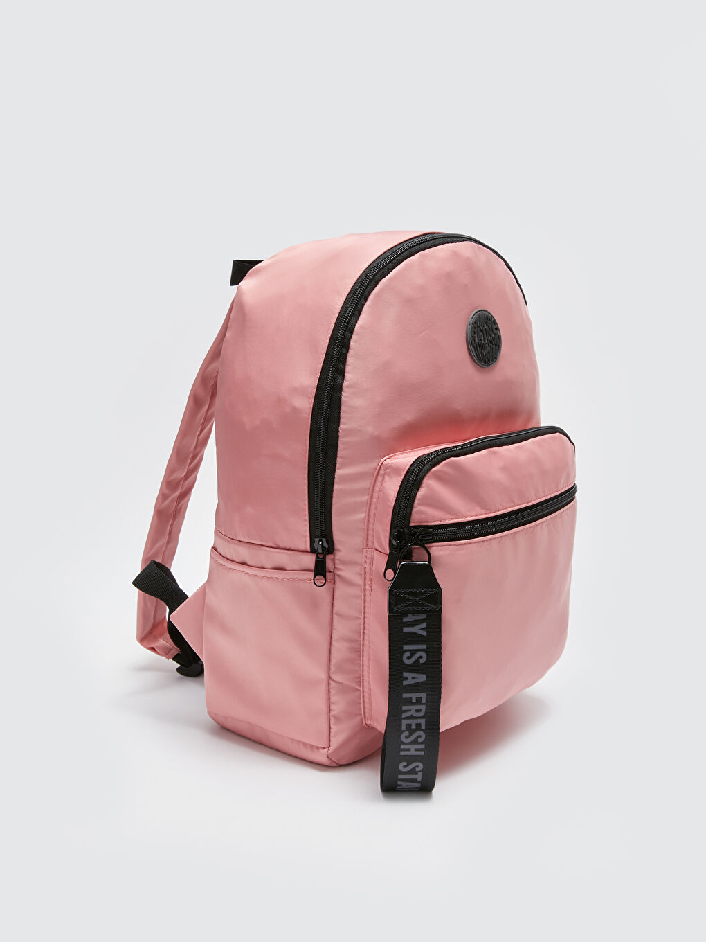 Label Printed Women's Backpack-1