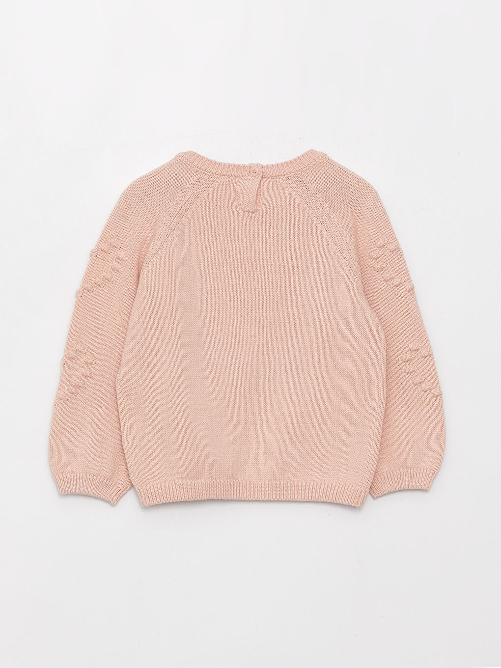 LCW baby Crew Neck Patterned Baby Girl Knitwear Sweater -W32449Z1-V7C