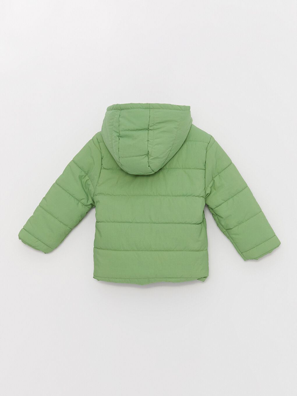 კაპიუშონიანი გრძელმკლავიანი ბიჭის დუტის ქურთუკი-2