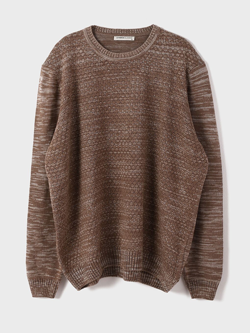 Pull-over Col rond Manches longues pour Hommes en Tricot