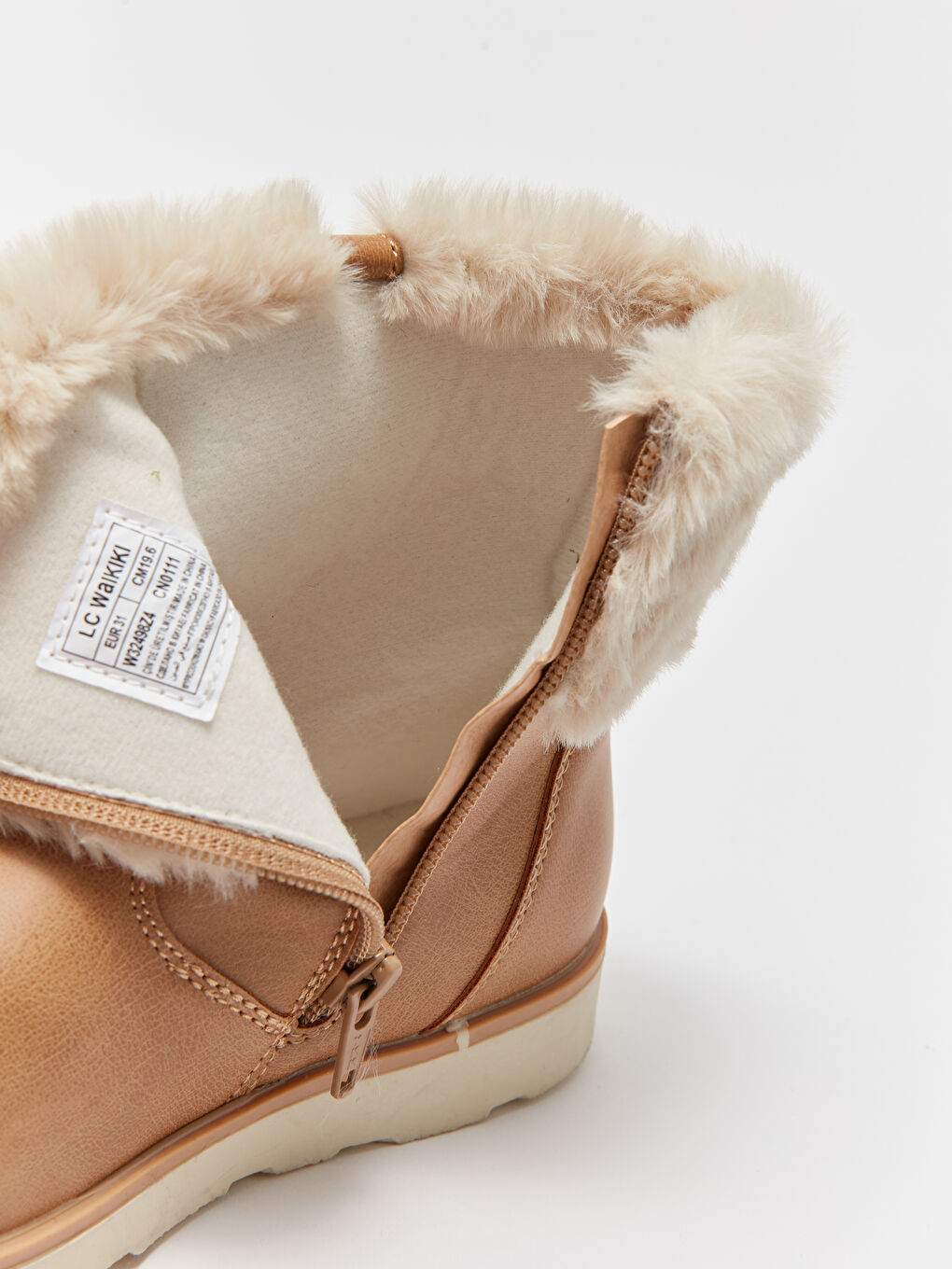 Pelzgefütterter Mädchenstiefel-6