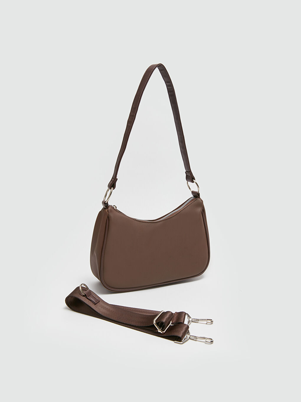 LCW ACCESSORIES Faux Leather Women's Baguette Bag -W32506Z8-RXE