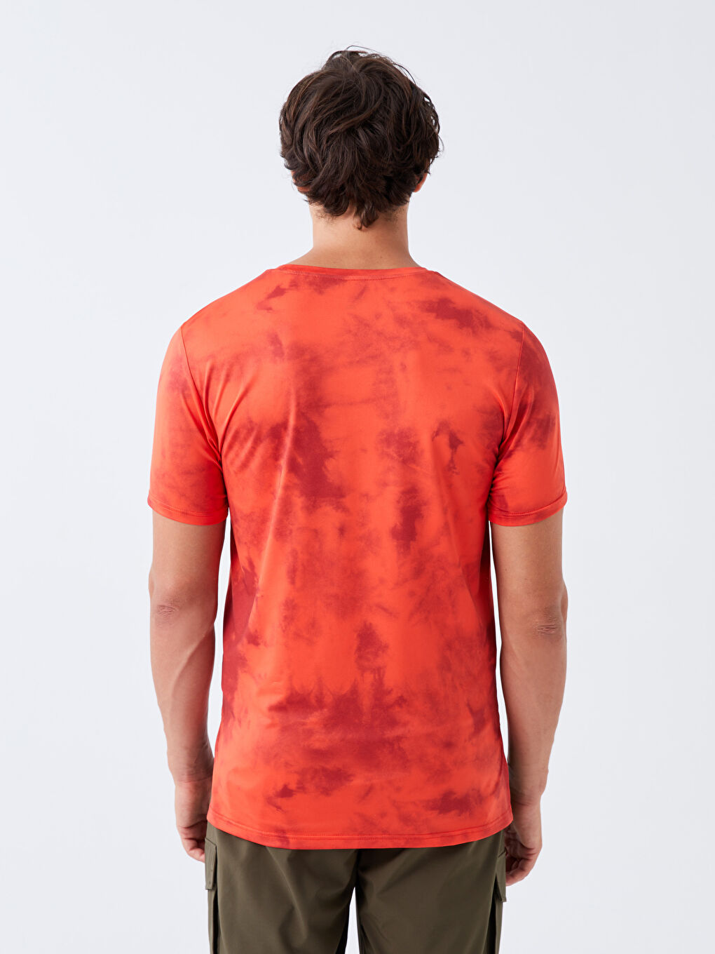 Crew Neck Short Sleeve Men's Sports T-Shirt -W32519Z8-M8N