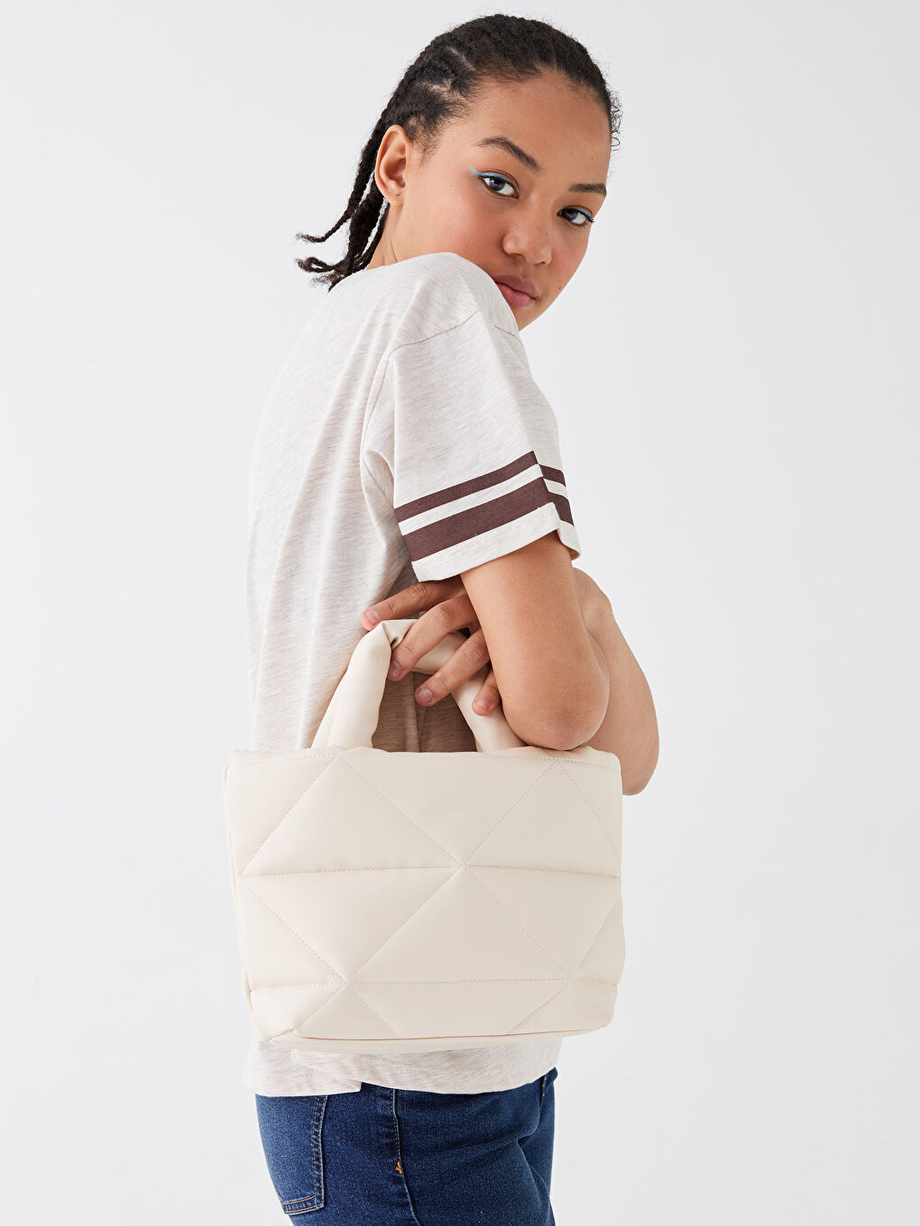 Faux Leather Women’s Shoulder Bag