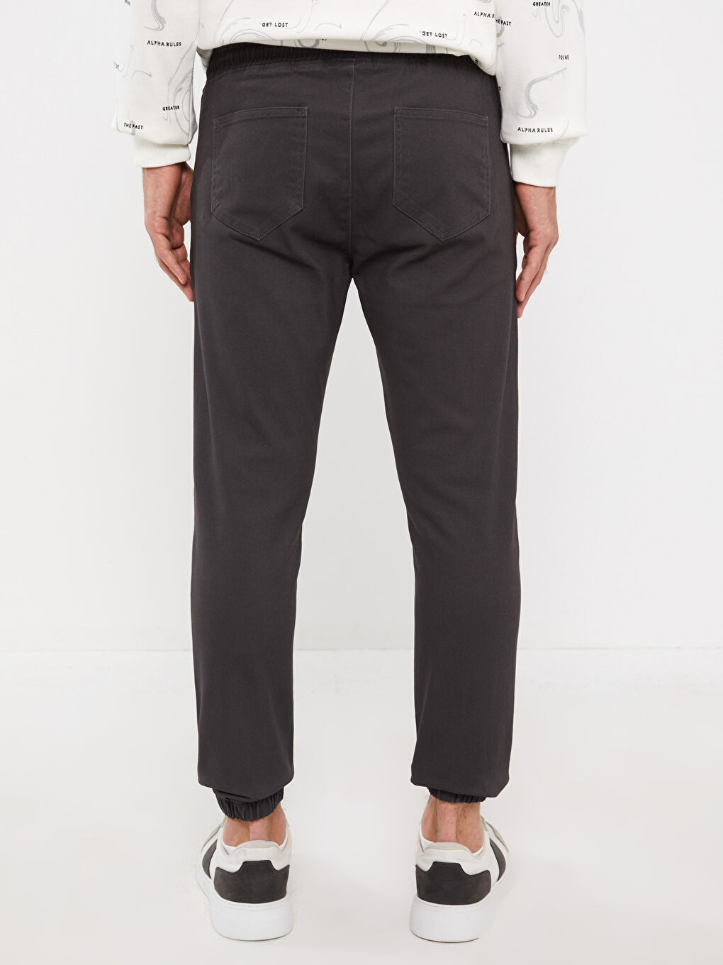 Muške džoger pantalone od gabardena slim fit -W32536Z8-SEH