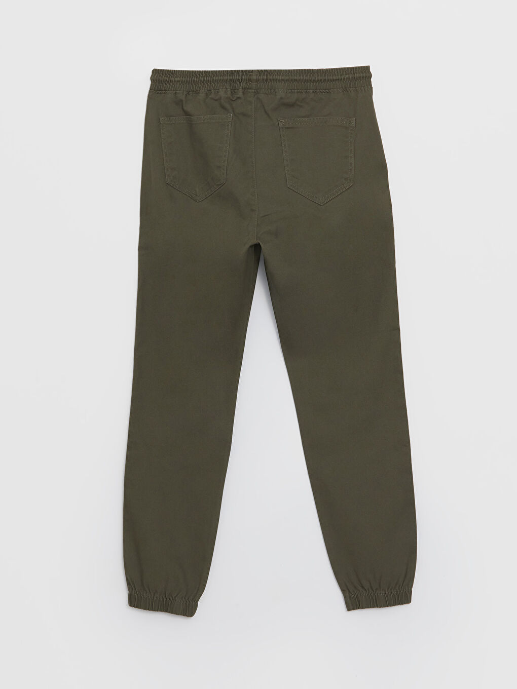 Muške džoger pantalone od gabardena slim fit -W32536Z8-SEM