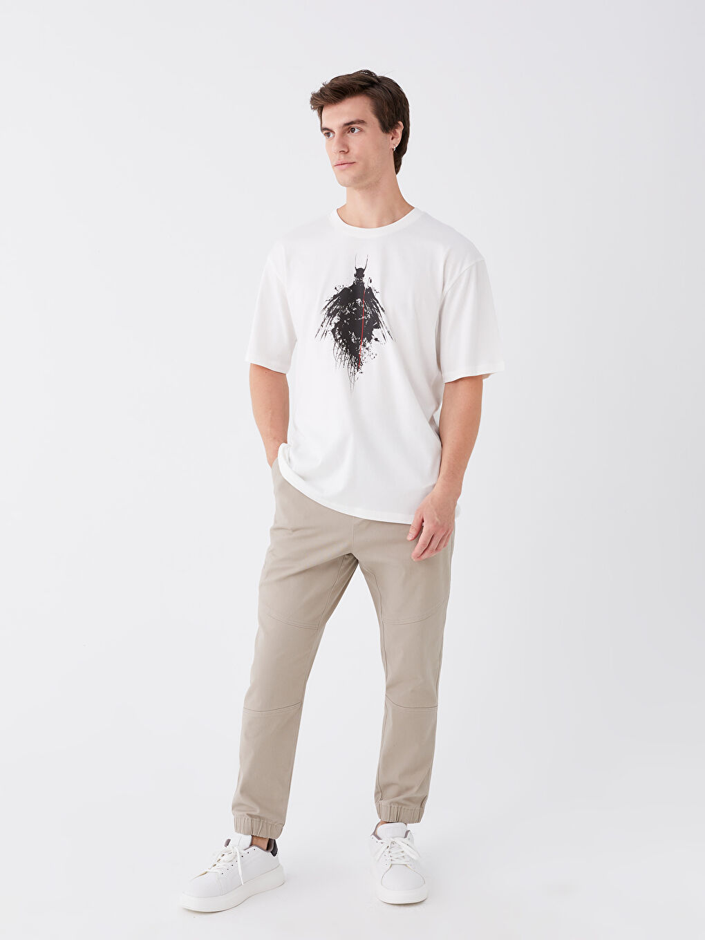 XSIDE Schlank Geschnittene Twill Jogginghose für Herren -W32539Z8-V38