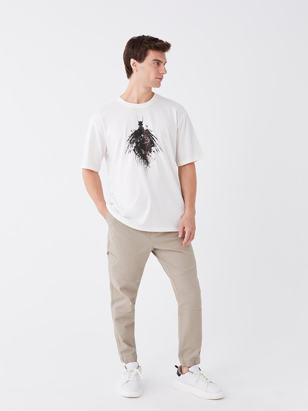XSIDE Schlank Geschnittene Twill Jogginghose für Herren -W32539Z8-V38
