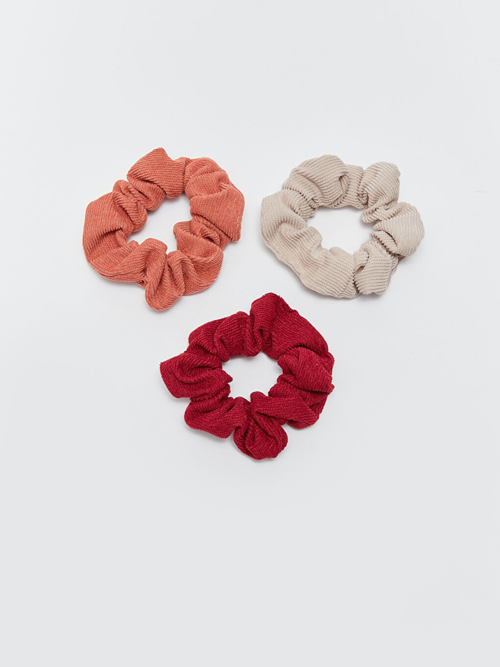 ربطة شعر مرنة ملونة للسيدات - ٣ قطع