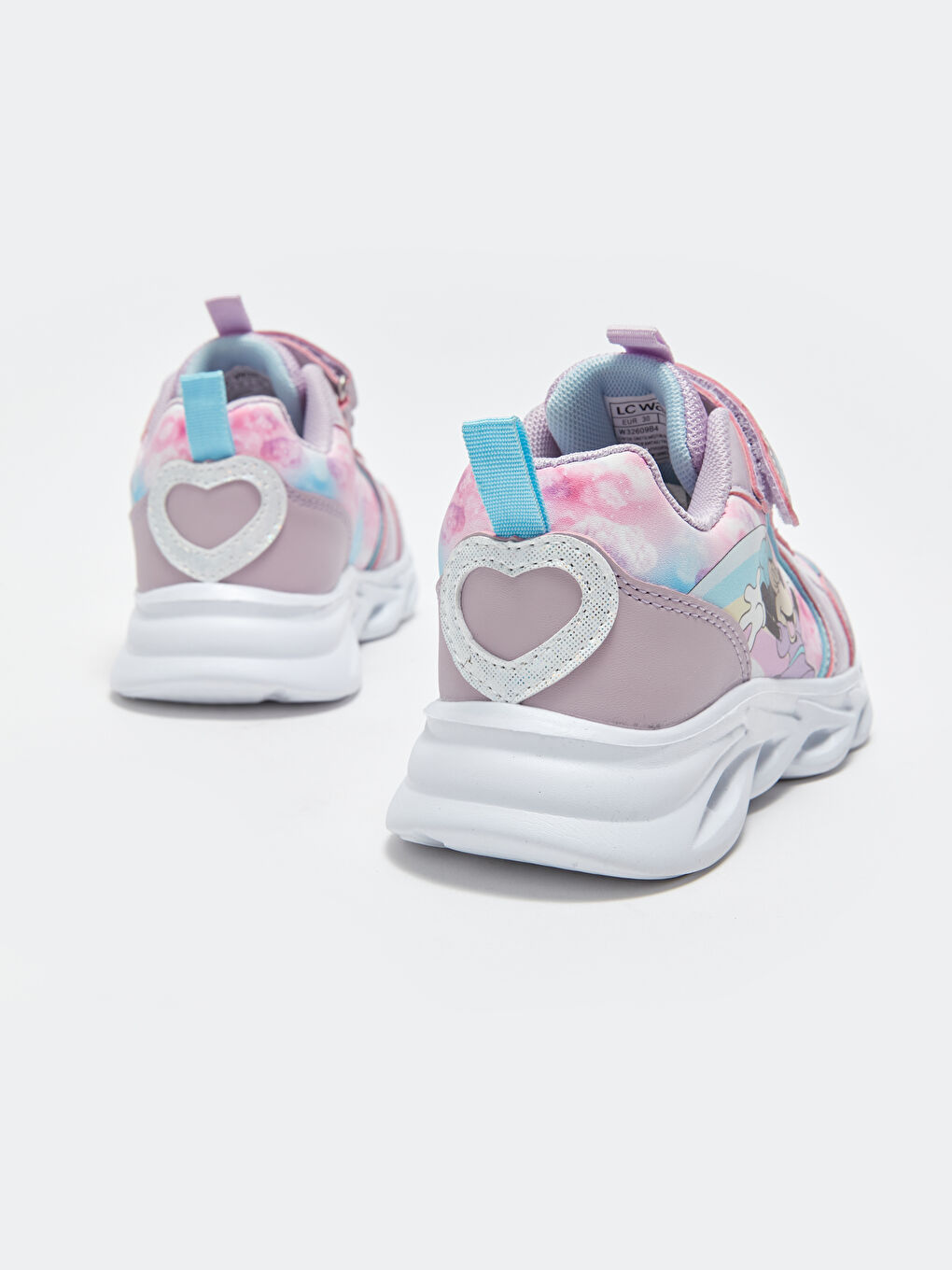 Minnie Mouse Printed Light-Up Sole Girls' Sneakers-5