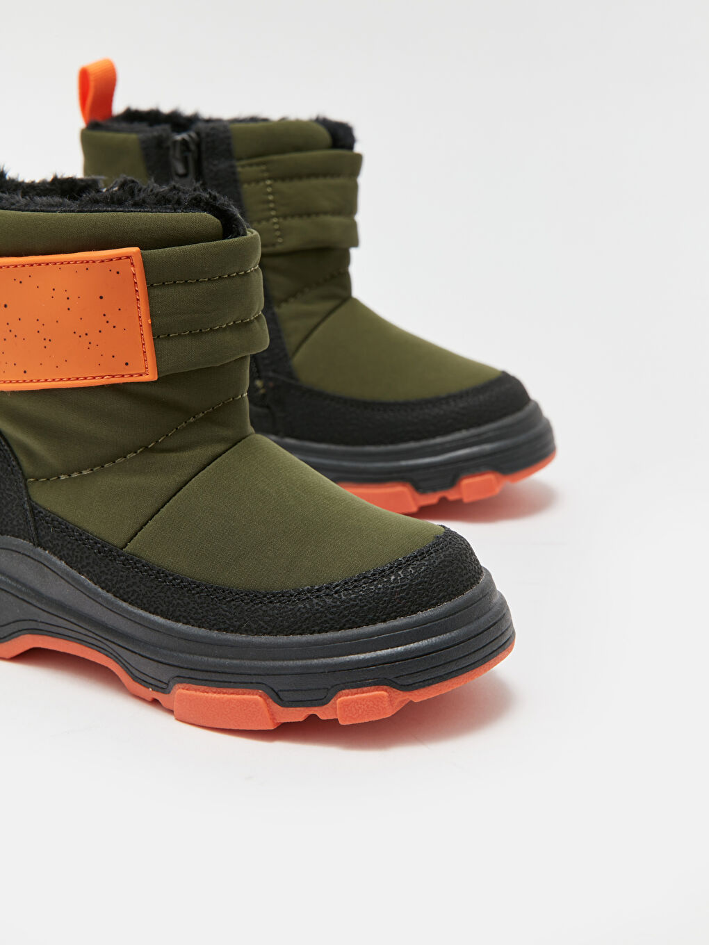 LCW STEPS Baby Boy Boots with Zipper and Velcro -W32625Z1-V8H