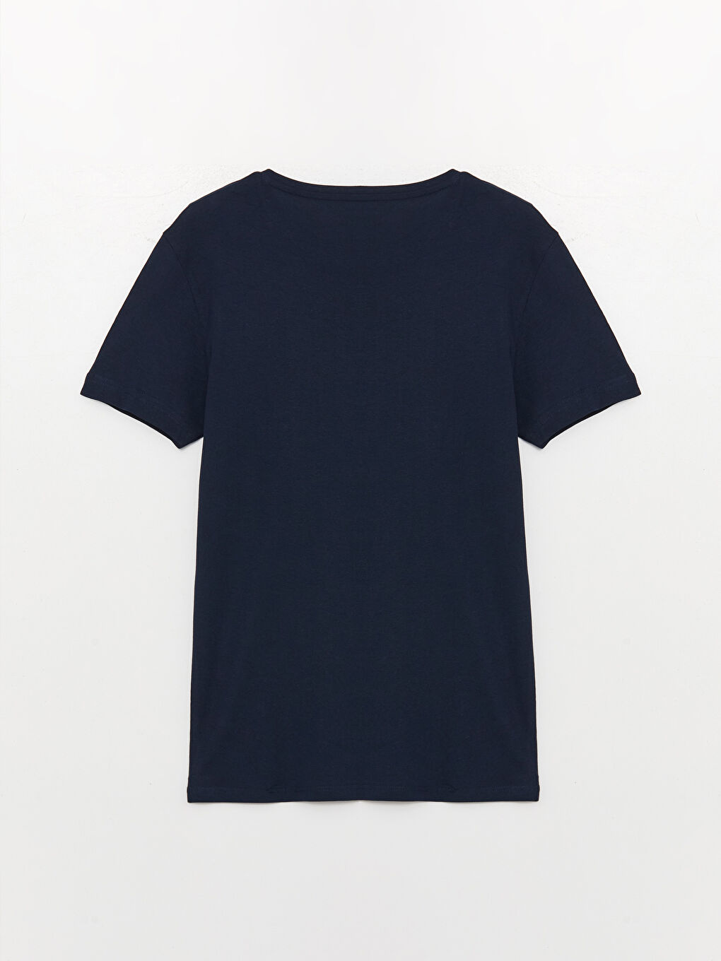 Тениска с кръгло деколте от джърси за мъже-6