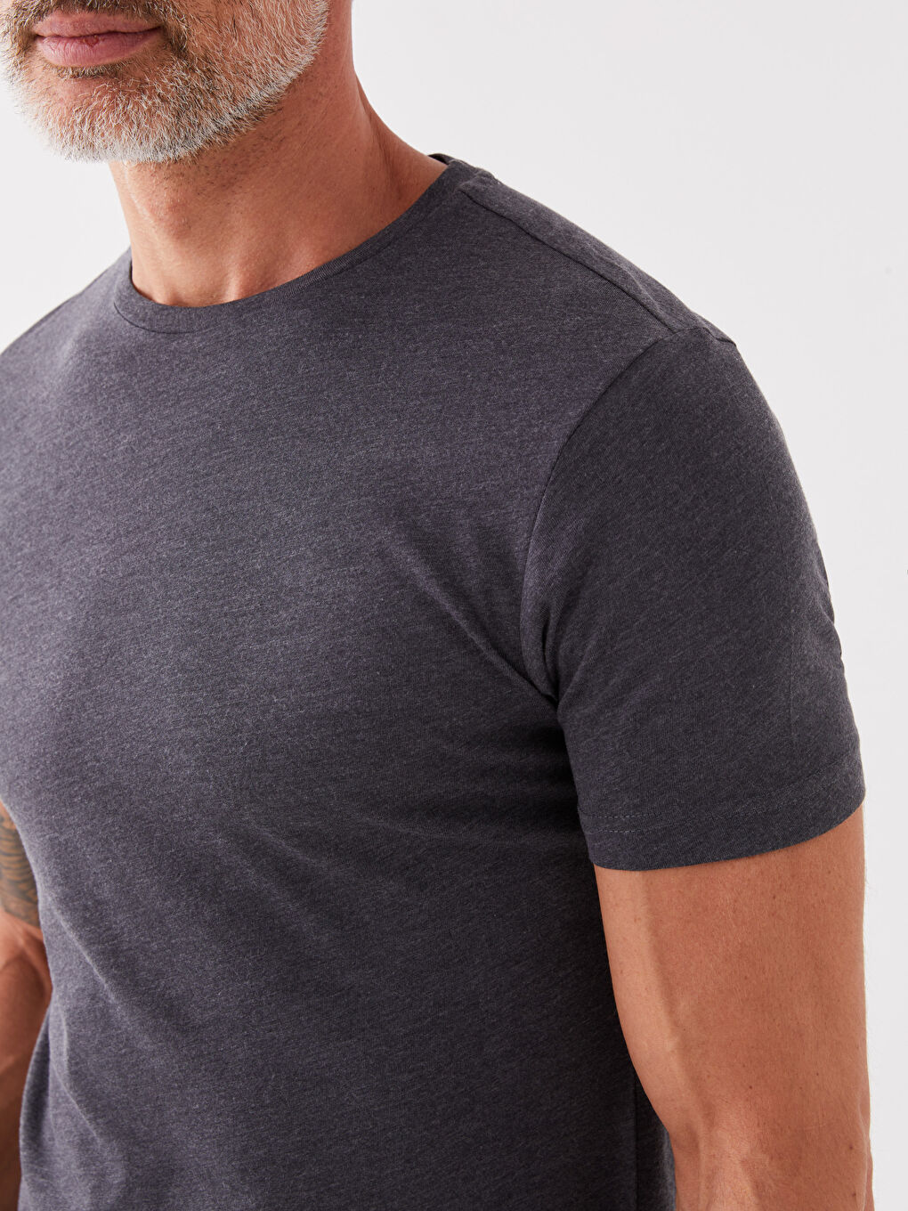 მრგვალი საყელო ჟერსი მამაკაცის მაისური-3