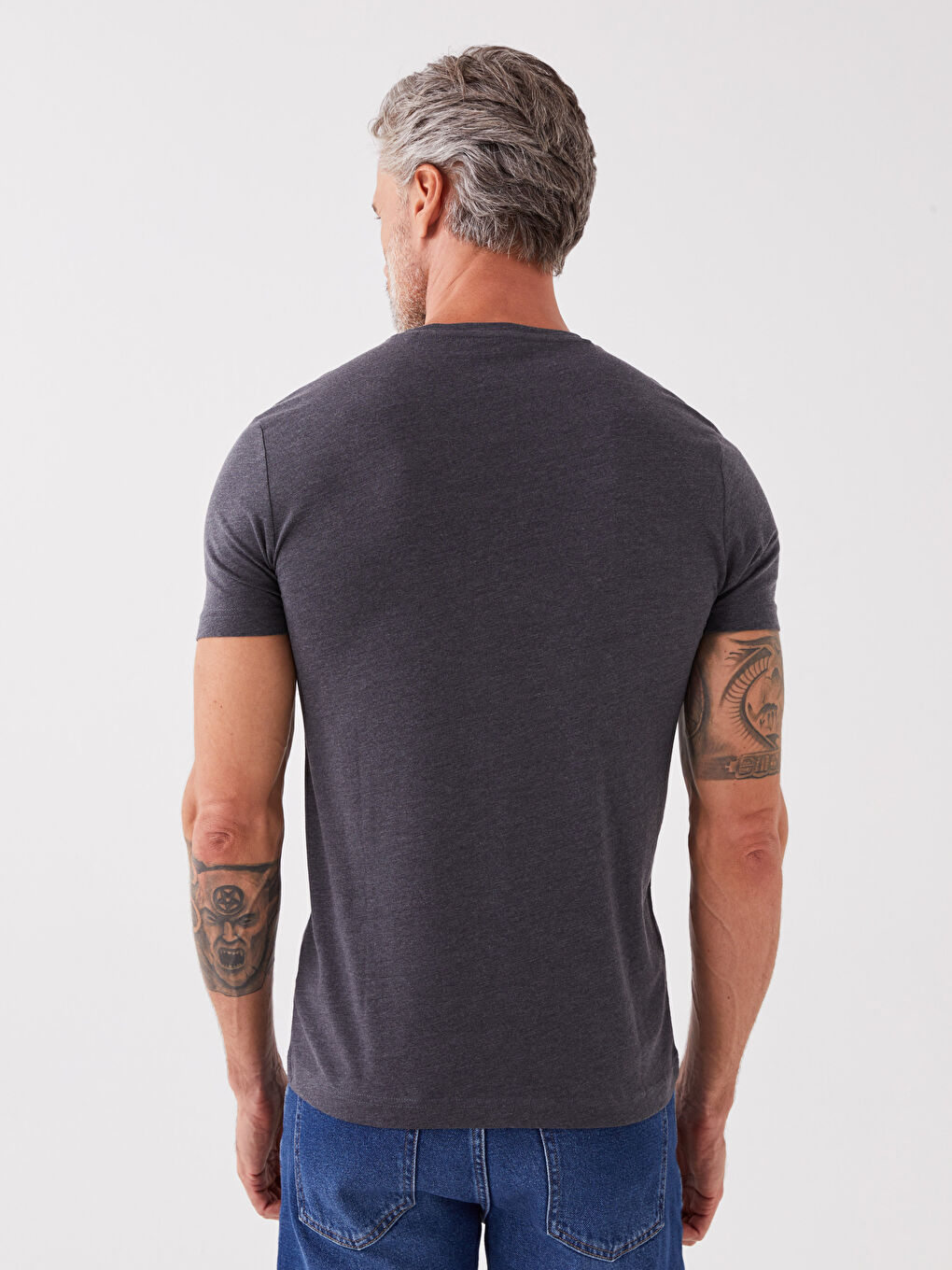 მრგვალი საყელო ჟერსი მამაკაცის მაისური-4