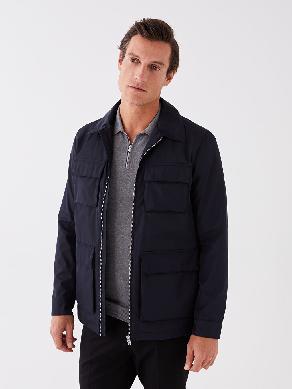 Standard Fit Collared Neck Men's Coat