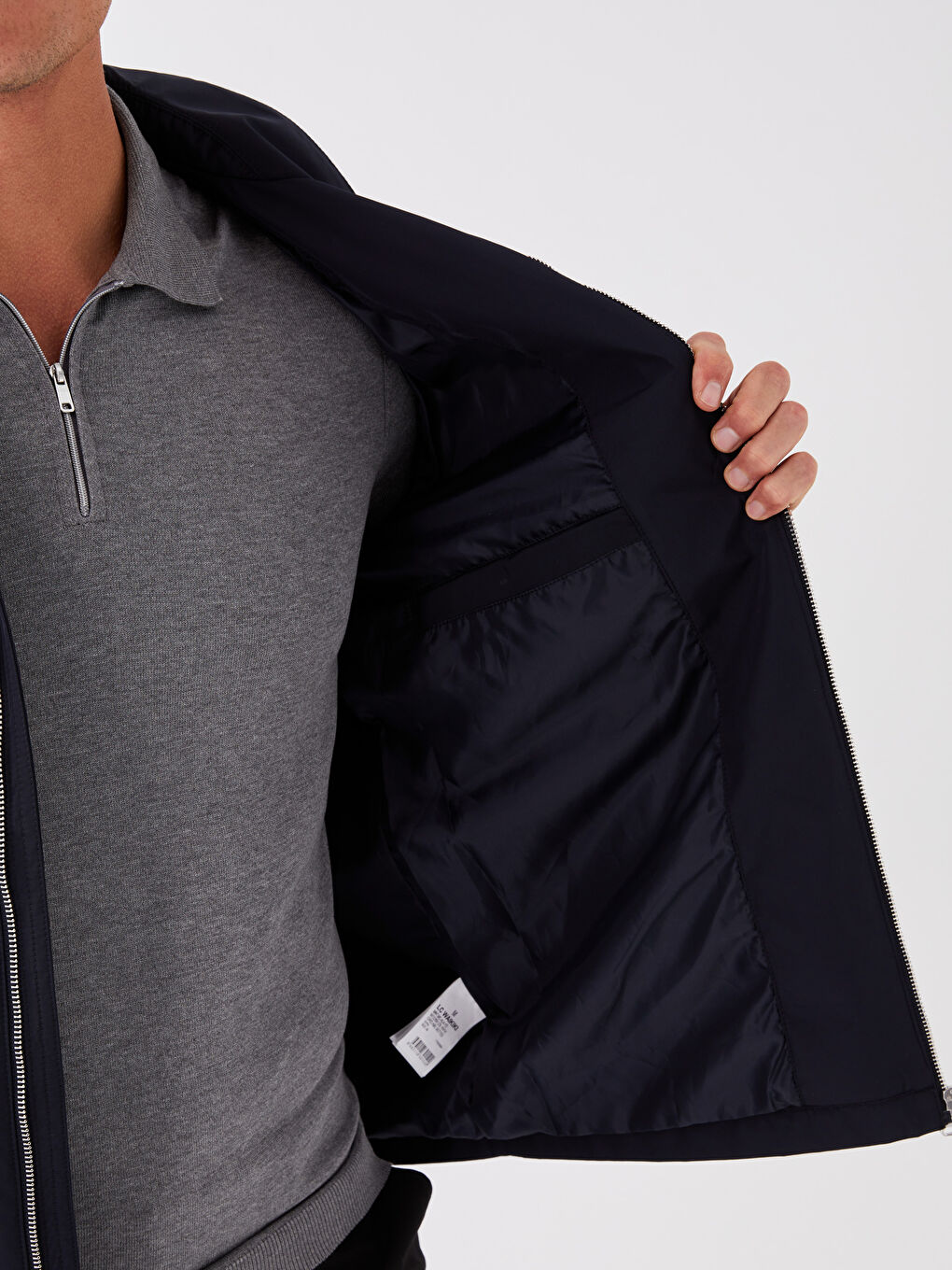 Standard Fit Collared Neck Men's Coat-4