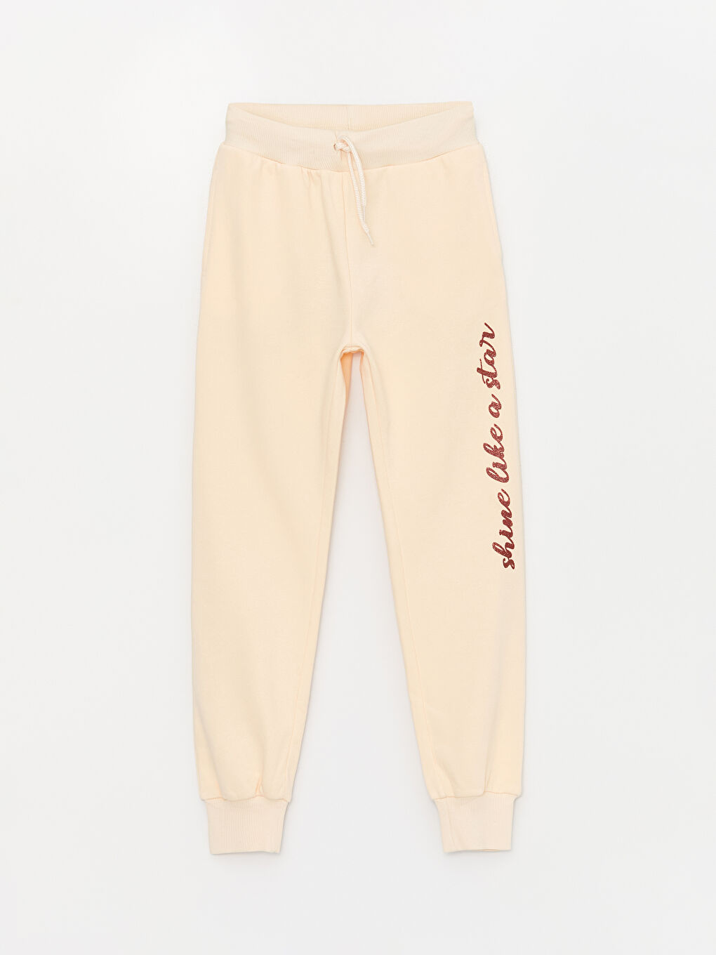 Elastic Waist Printed Girl Jogger Sweatpants