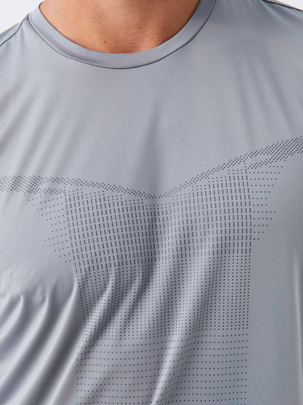 XSIDE ACTIVE Crew Neck Short Sleeve Men's Sports T-Shirt -W32708Z8-GSE