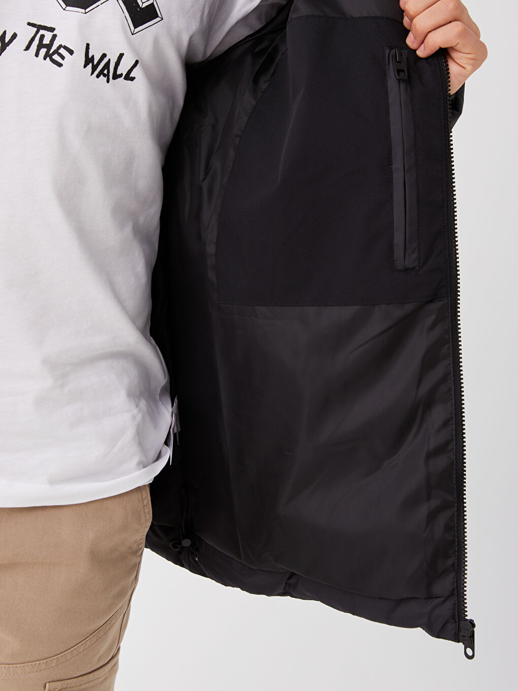 XSIDE Standard Fit Hooded Men's Puffer Coat -W32778Z8-QJ1