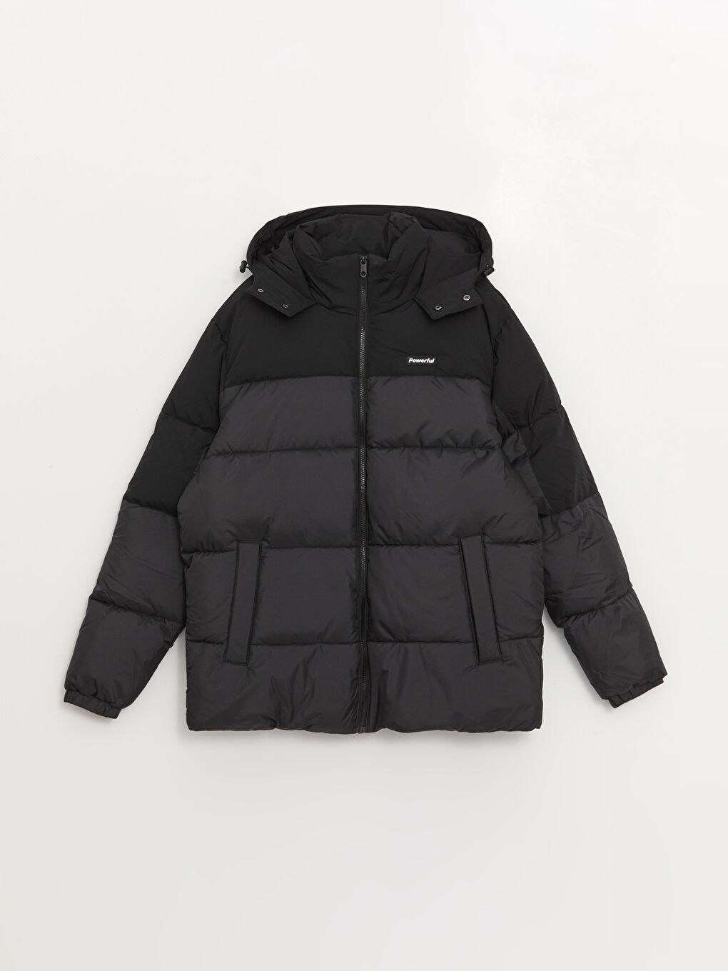 XSIDE Standard Fit Hooded Men's Puffer Coat -W32778Z8-QJ1
