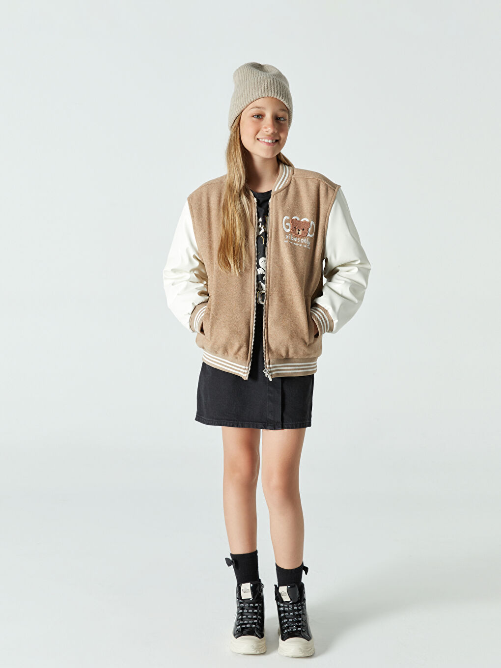 LCW Kids Jupe-Short en Jean à Taille Élastiquée pour Fille -W32798Z4-326