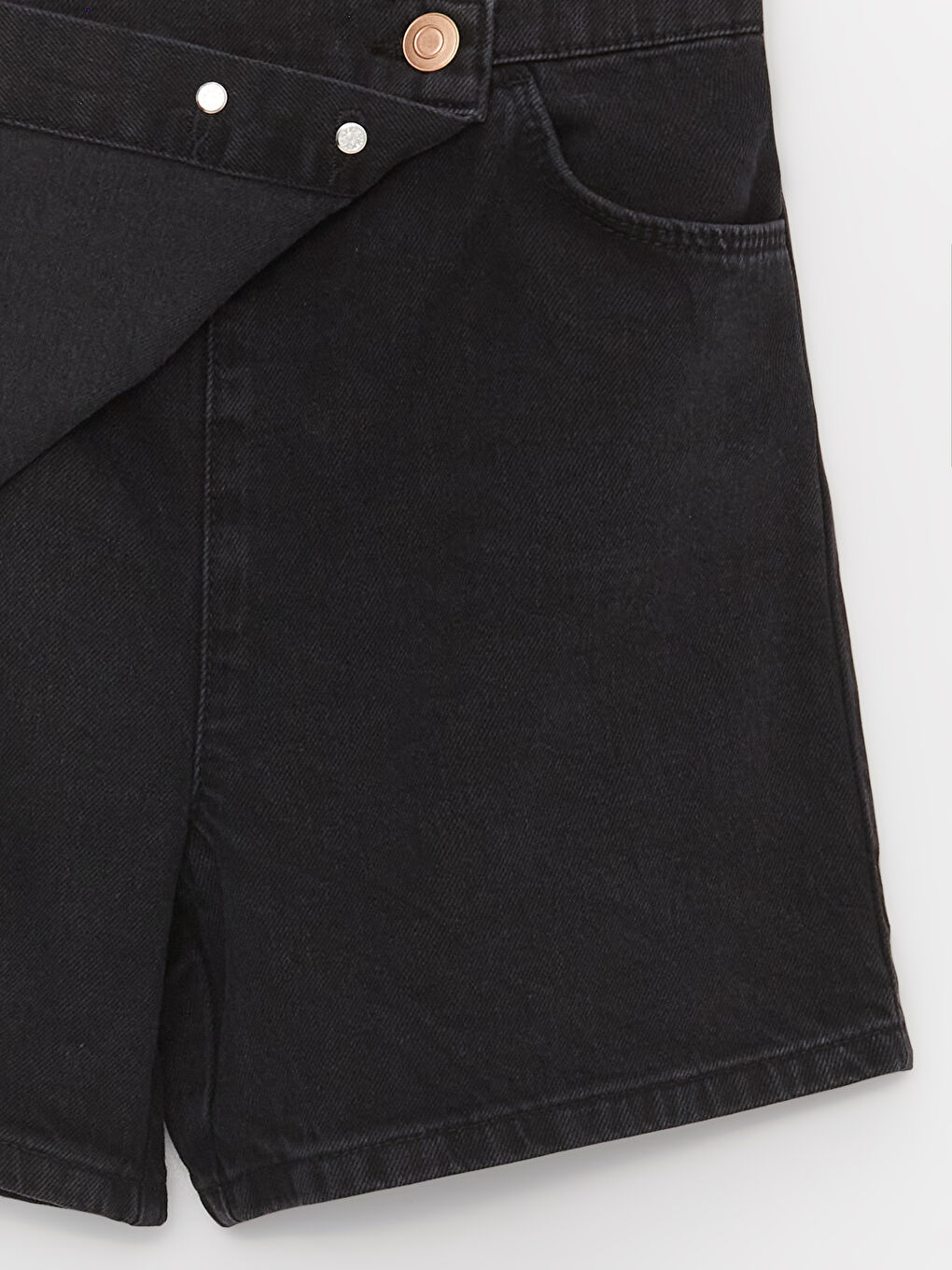 LCW Kids Jupe-Short en Jean à Taille Élastiquée pour Fille -W32798Z4-326