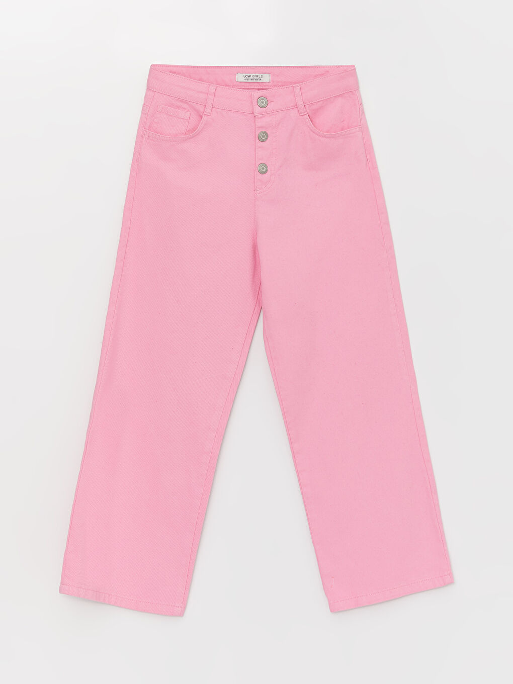 LCW Kids Pembe Wideleg Kız Çocuk Pantolon