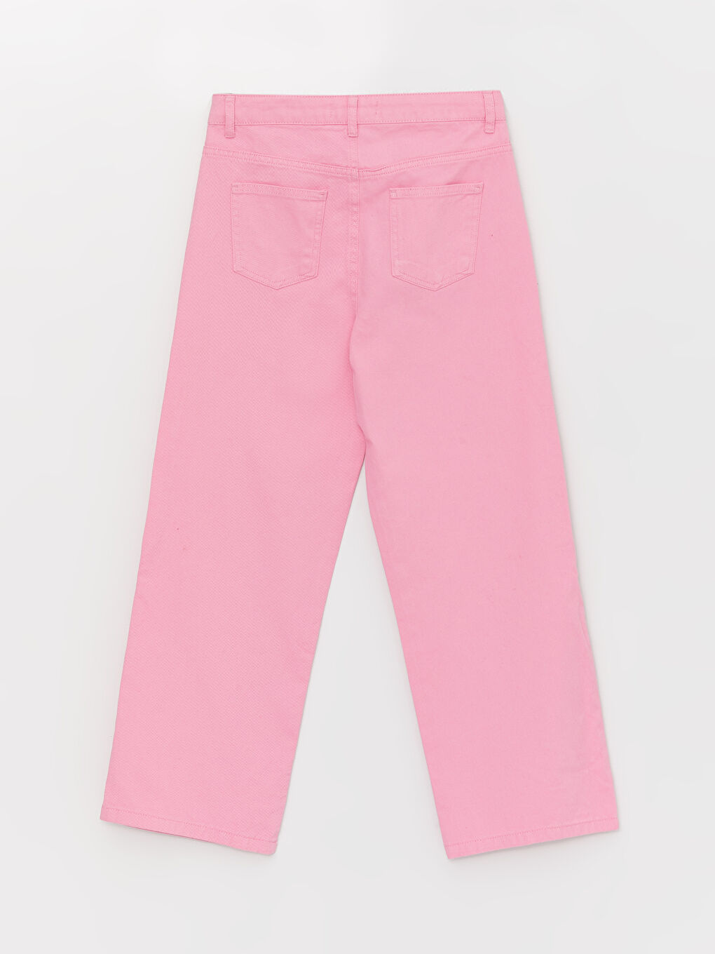 LCW Kids Pembe Wideleg Kız Çocuk Pantolon - 1