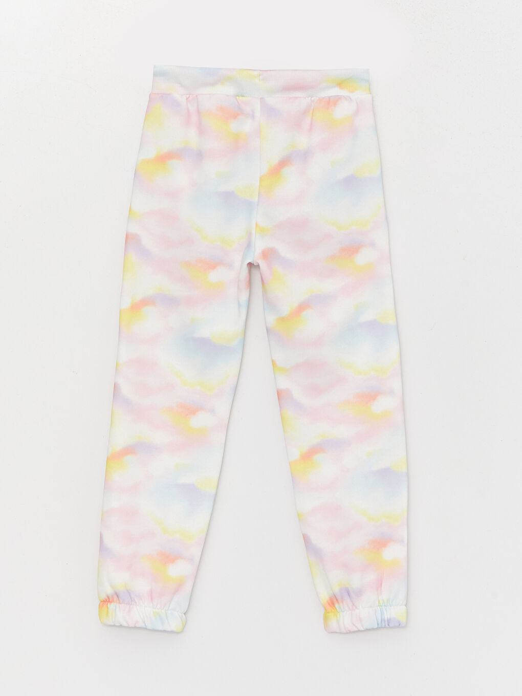 LCW Kids Elastic Waist Batik Patterned Girl Jogger Sweatpants -W32823Z4-F9C