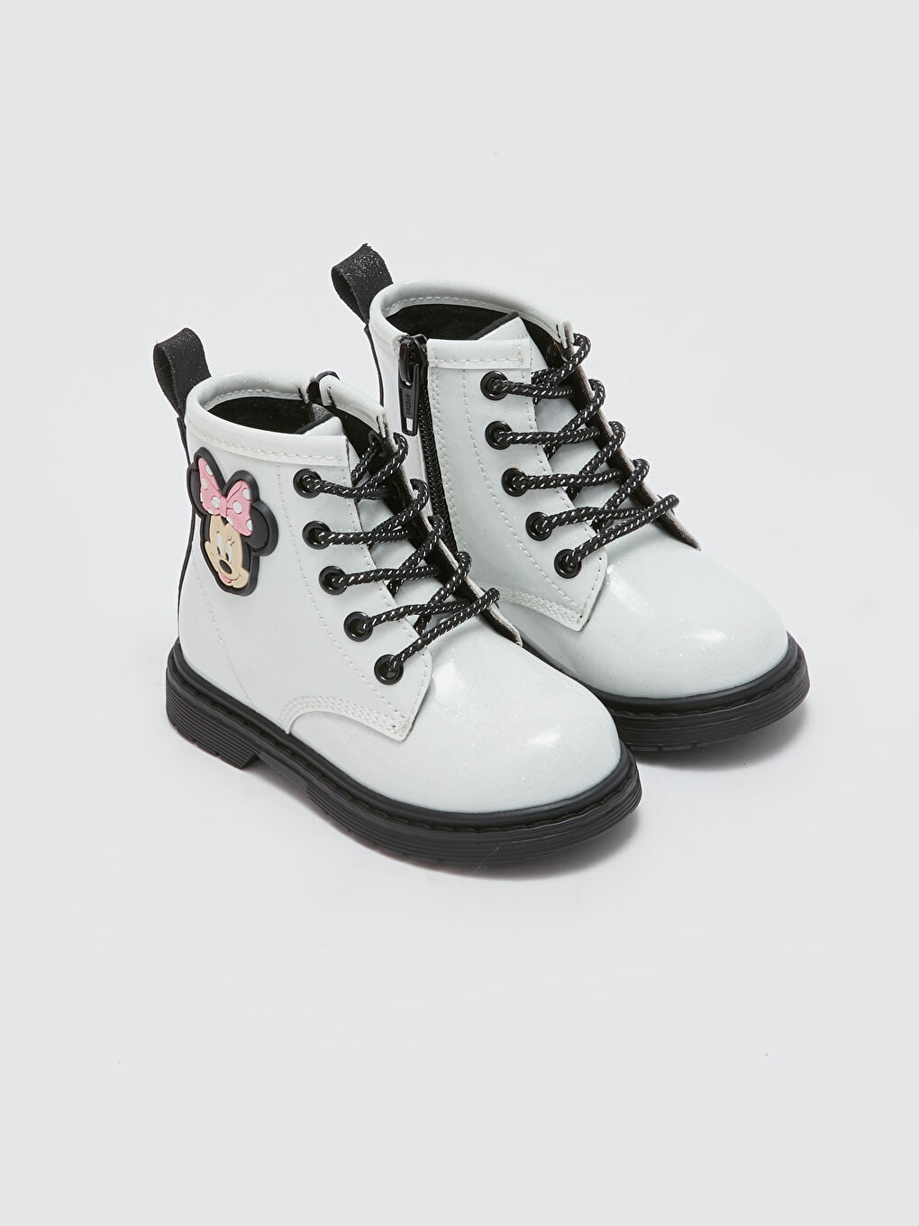 Ghete pentru Bebeluși Fete Imprimate cu Minnie Mouse și Cu Fermoar