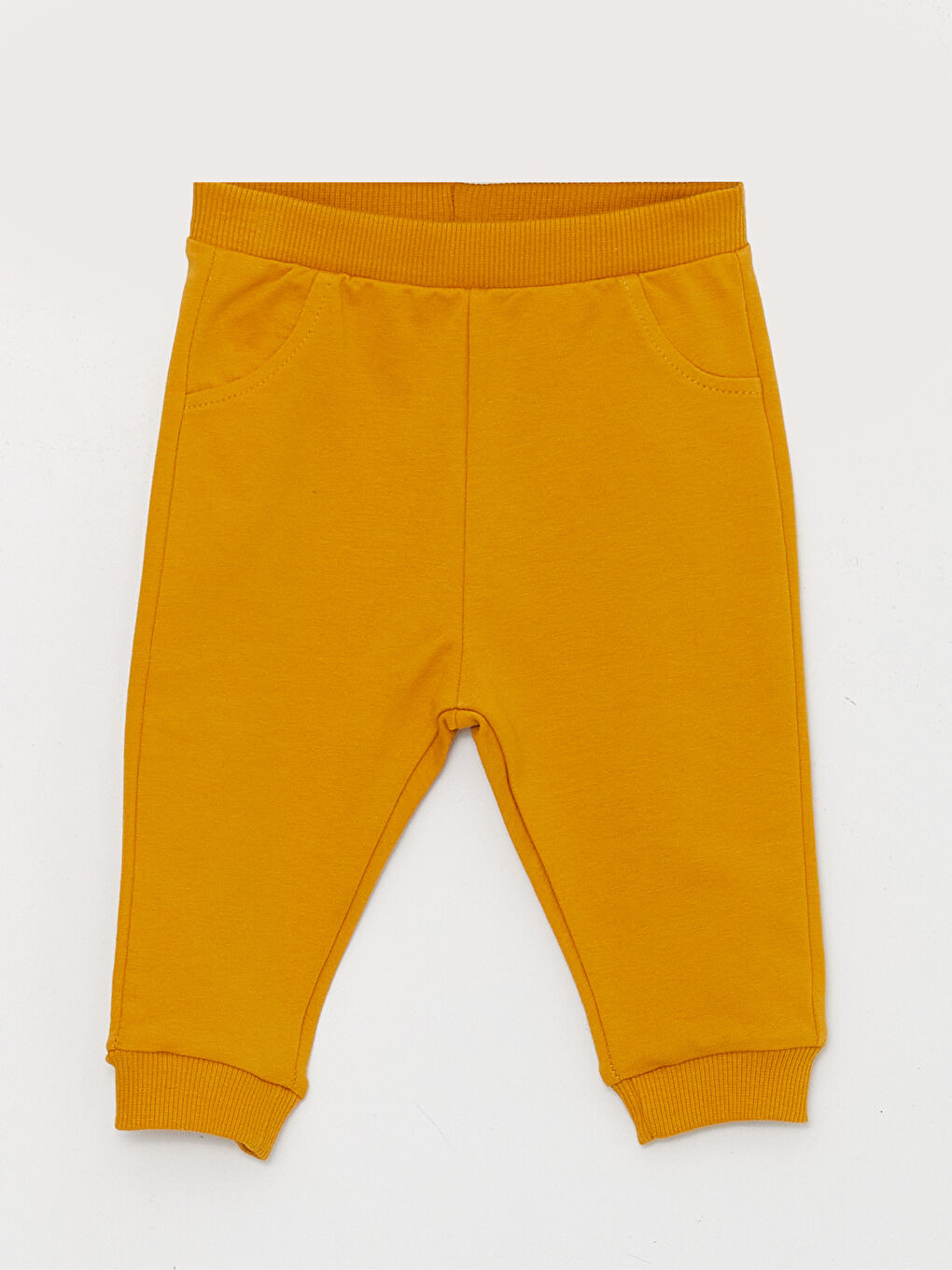 Ekru Bisiklet Yaka Baskılı Erkek Bebek Sweatshirt ve Eşofman Altı-3