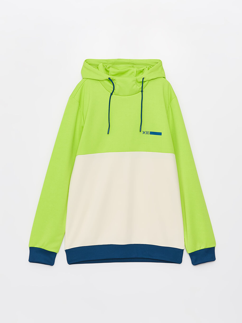 Xside Active Canlı Yeşil Uzun Kollu Erkek Hoodie - 5