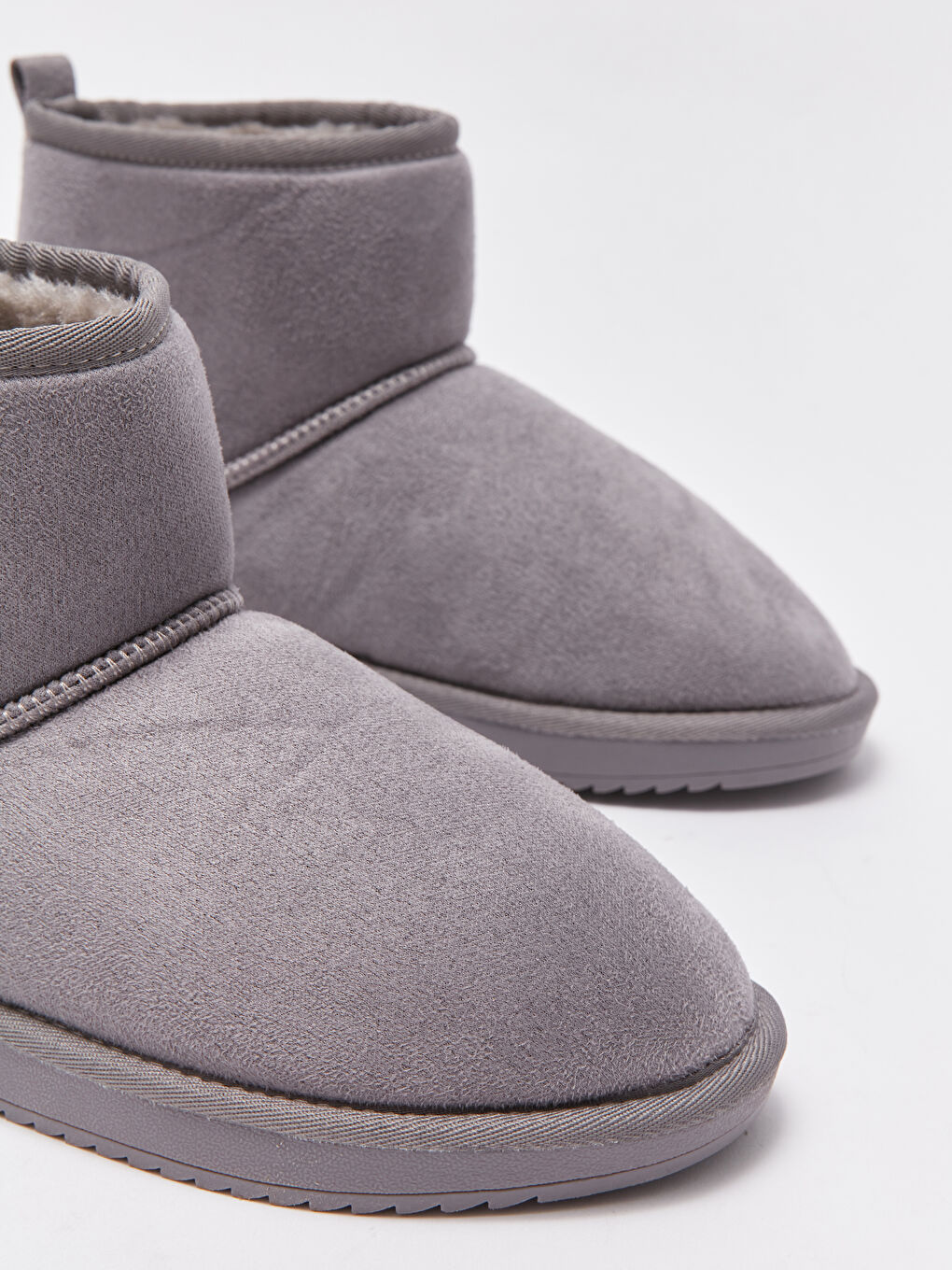 بوط نساء قطيفة مسطح-2