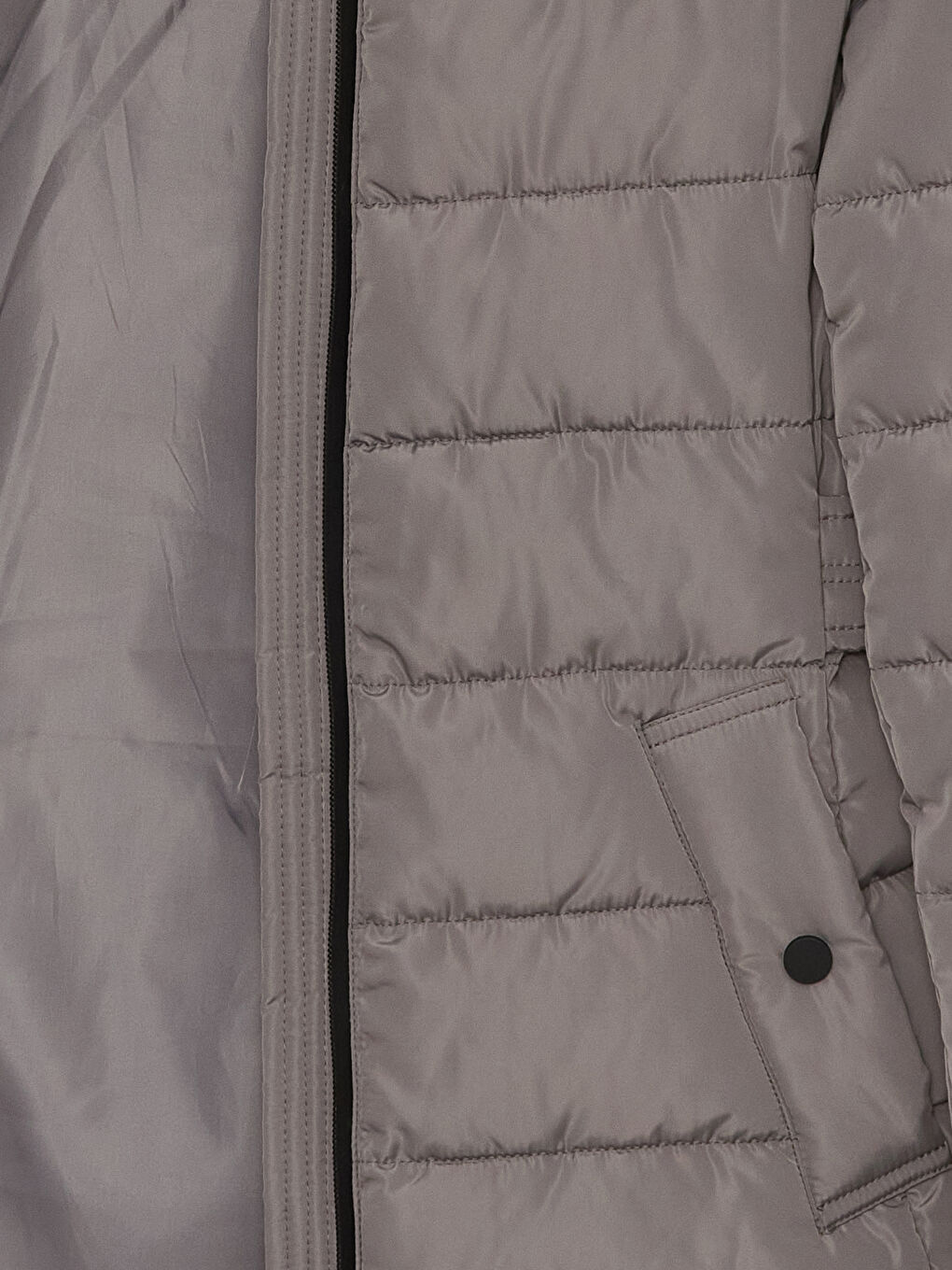 Women's Hooded Plain Puffer Coat-9