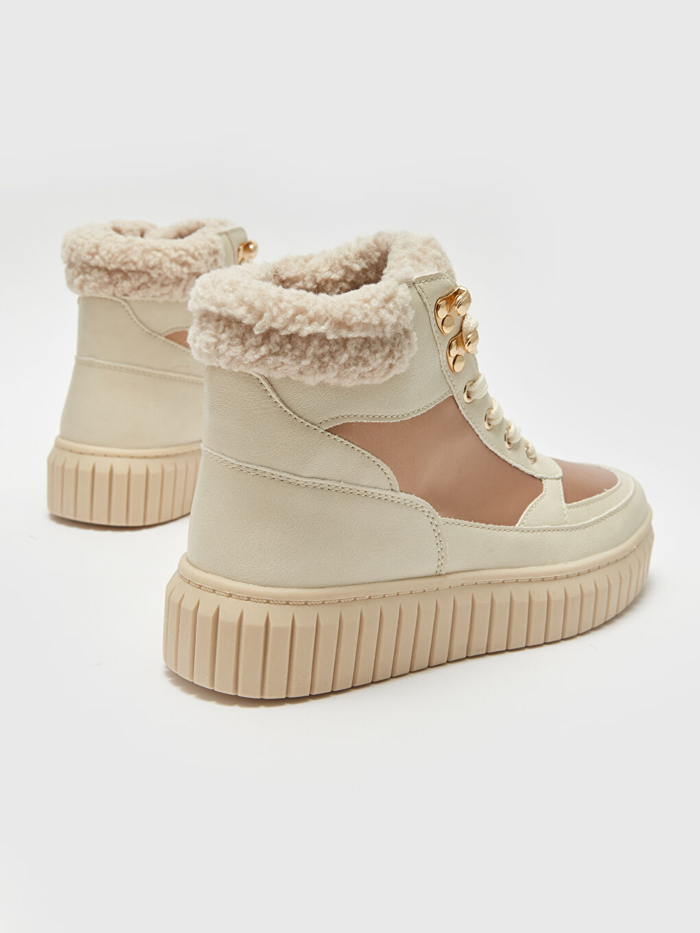 Женские Кроссовки На Шнуровке До Щиколотки-3