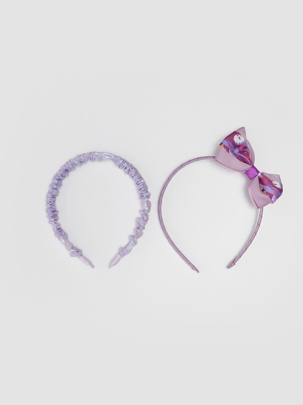 LCW ACCESSORIES Frozen Printed Bow Detailed Girl's Tiara 2-Pack -W32998Z4-M0T