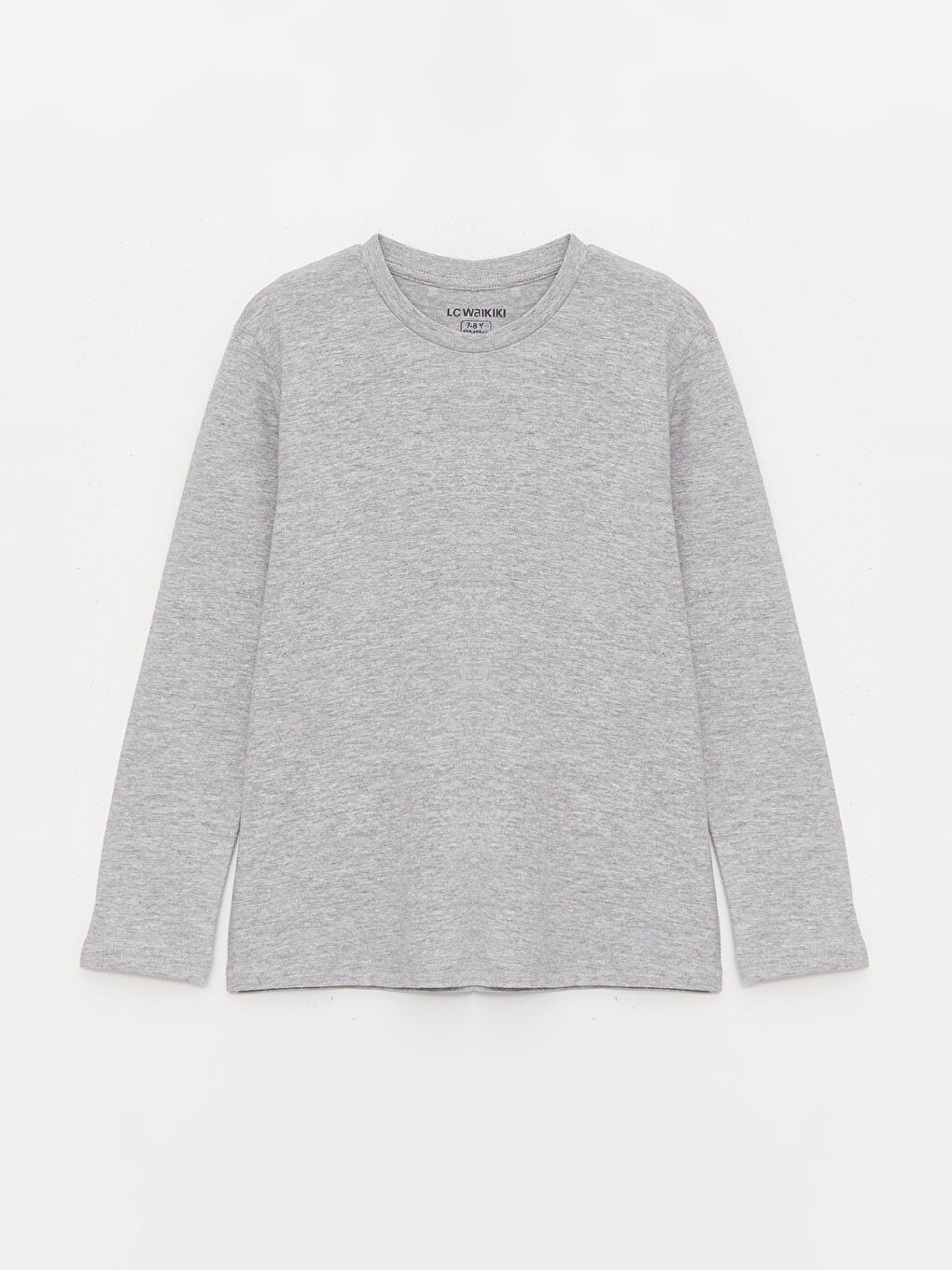 LCW Kids Rundhalsausschnitt Basic Langarm T-Shirt für Jungen -W33005Z4-LAL