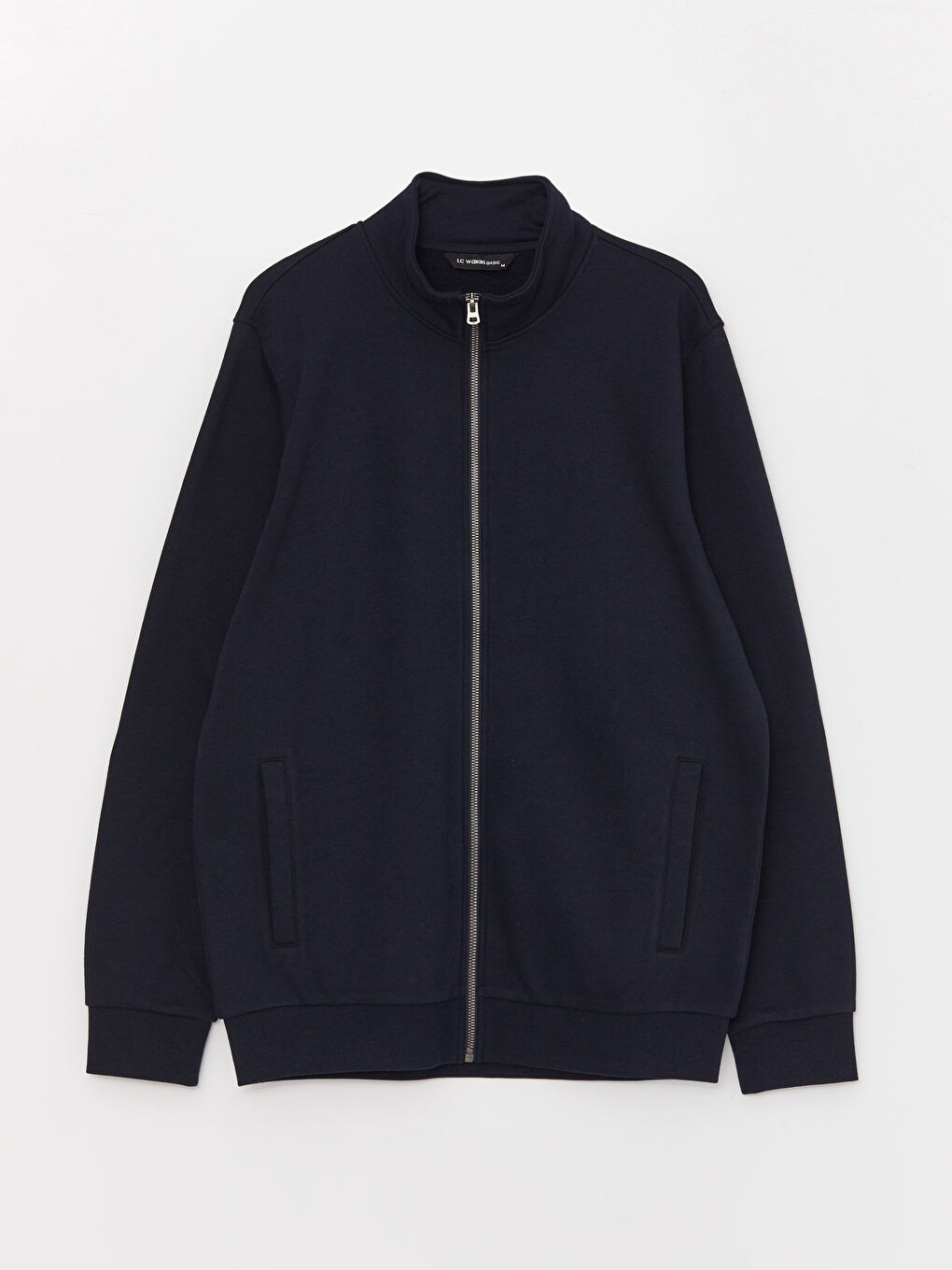 LCWAIKIKI Classic Funnel Neck Long Sleeve Men's Zip-Up Sweatshirt -W33017Z8-RFH