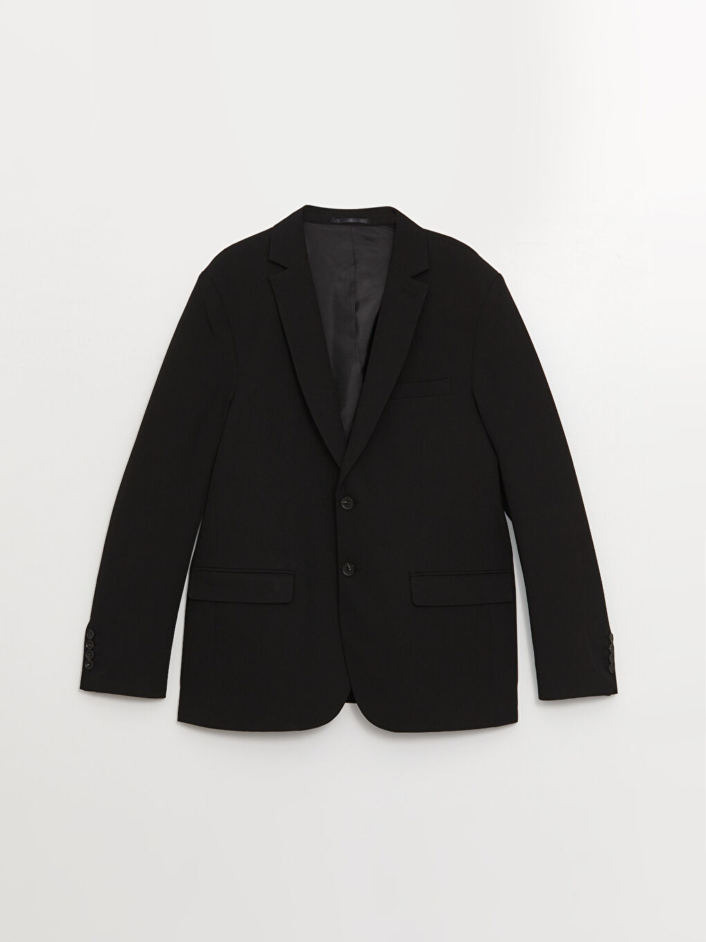 LCWAIKIKI Formal Siyah Dar Kalıp Erkek Blazer Ceket - 5