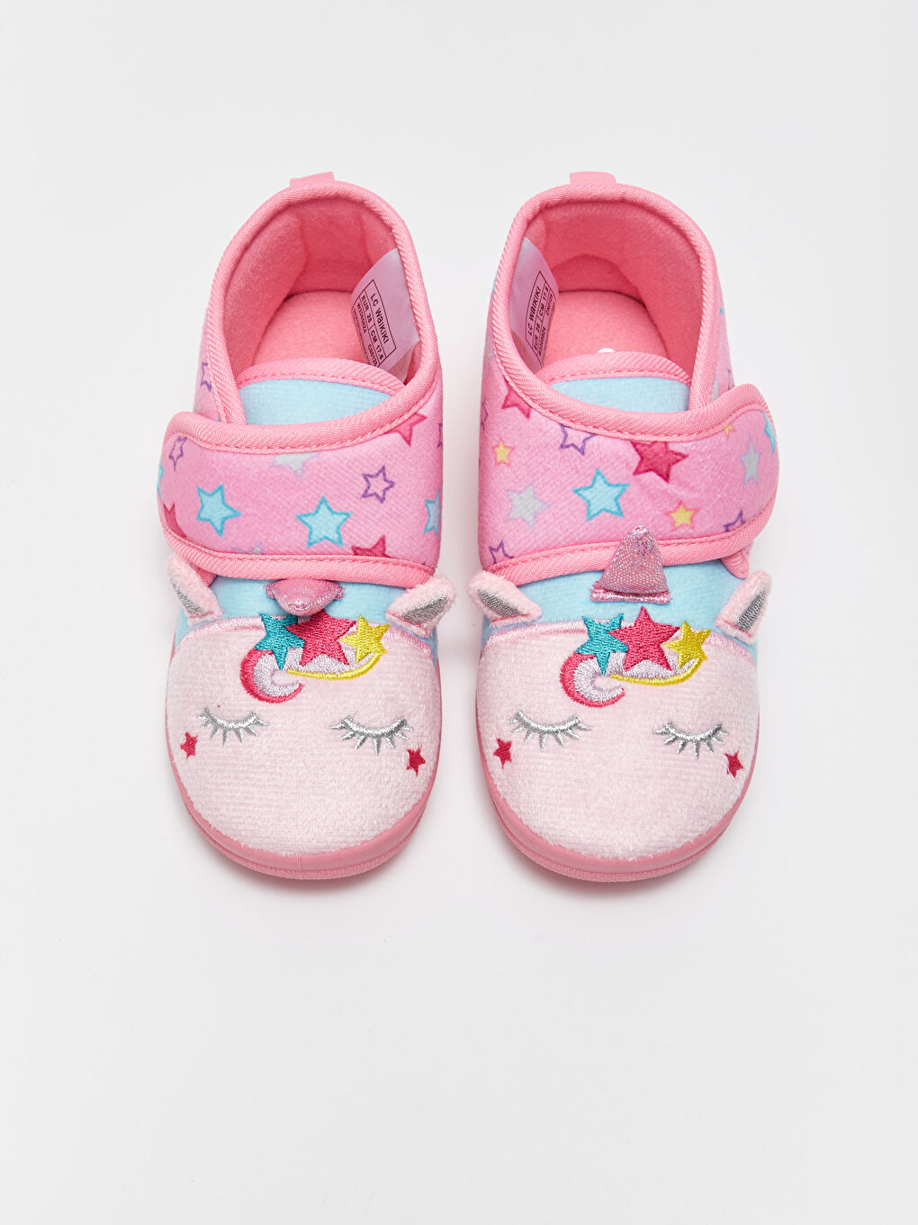 LCW STEPS Printed Velcro Slippers for Girls -W33058Z4-V0V