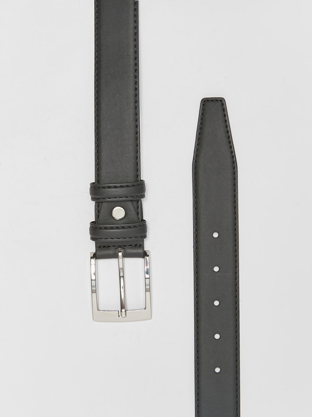 Faux Leather Men's Belt-2