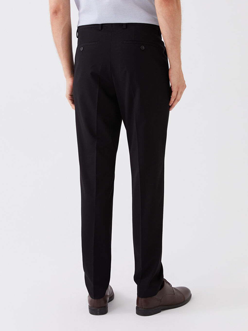 LCWAIKIKI Formal Siyah Slim Fit Erkek Pantolon - 3