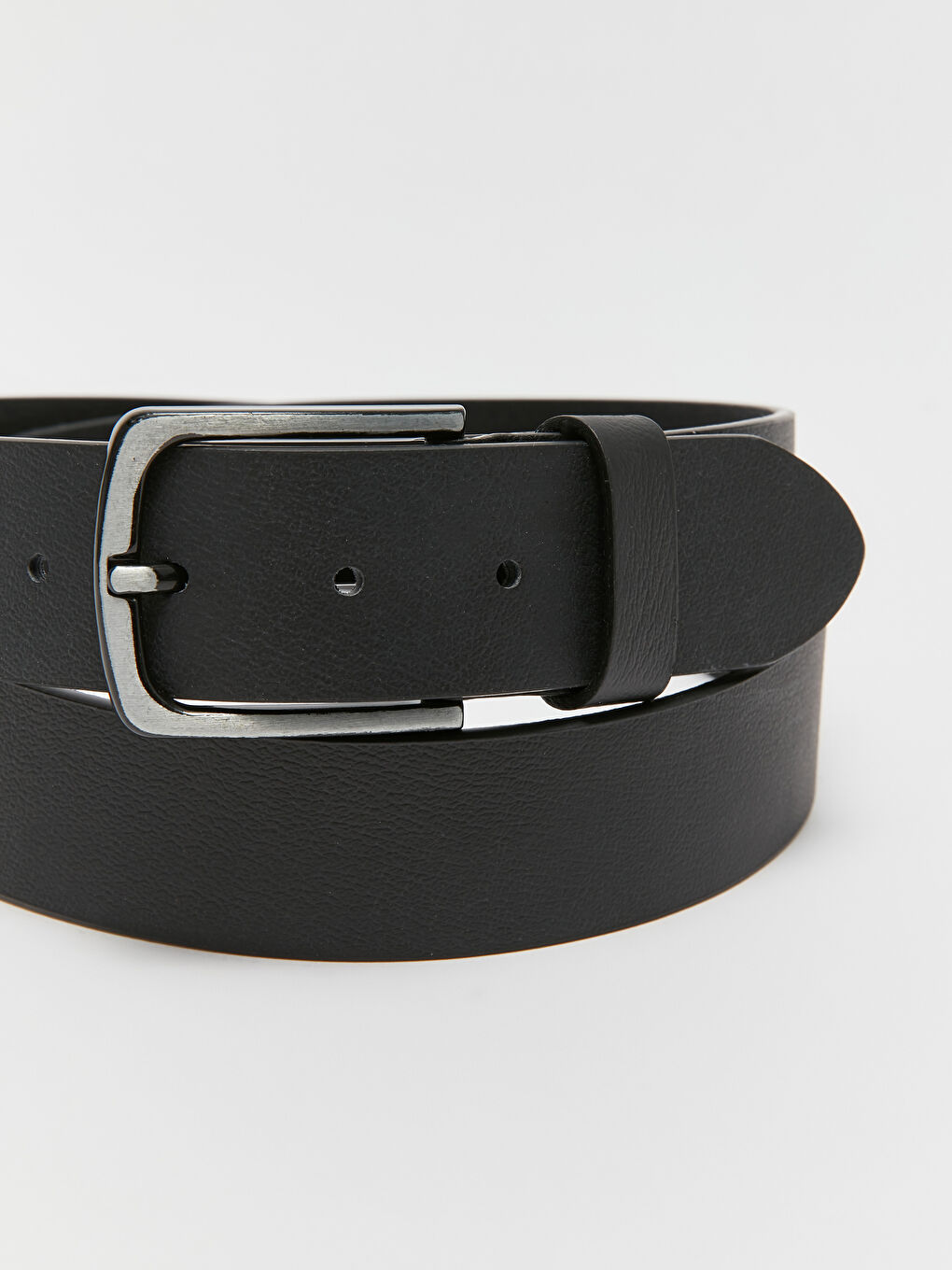 Siyah Hakiki Deri Erkek Kemer-2