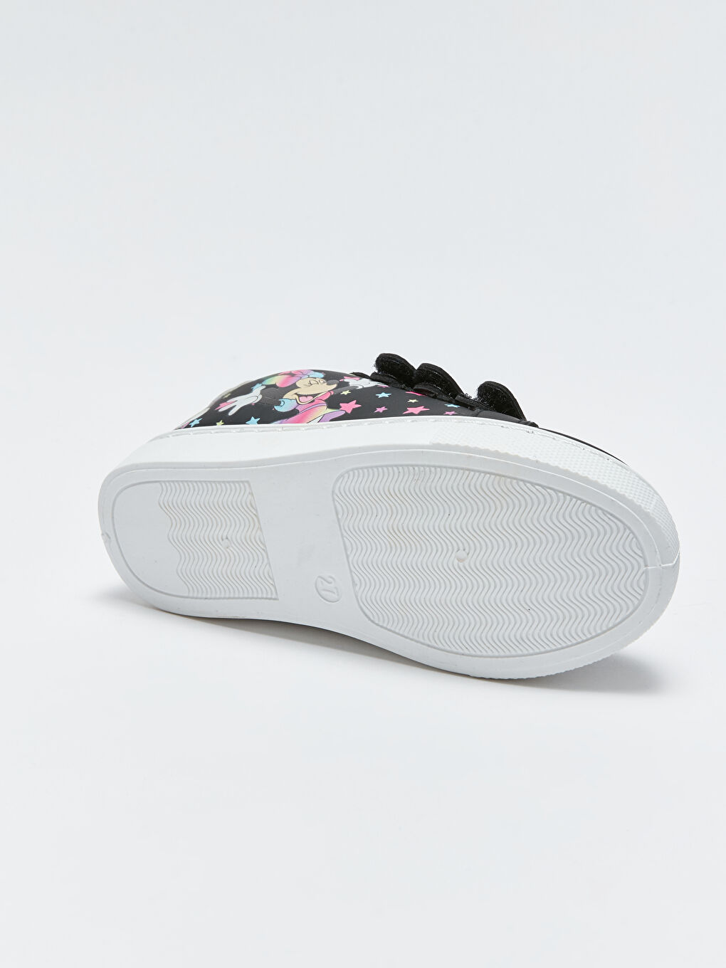 Кроссовки с принтом и застежкой-липучкой для девочек-3