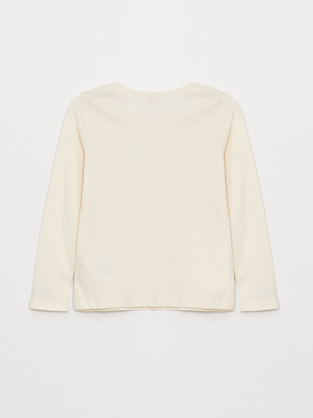 T-shirt à Manches Longues Imprimé à Col Rond pour Filles-1