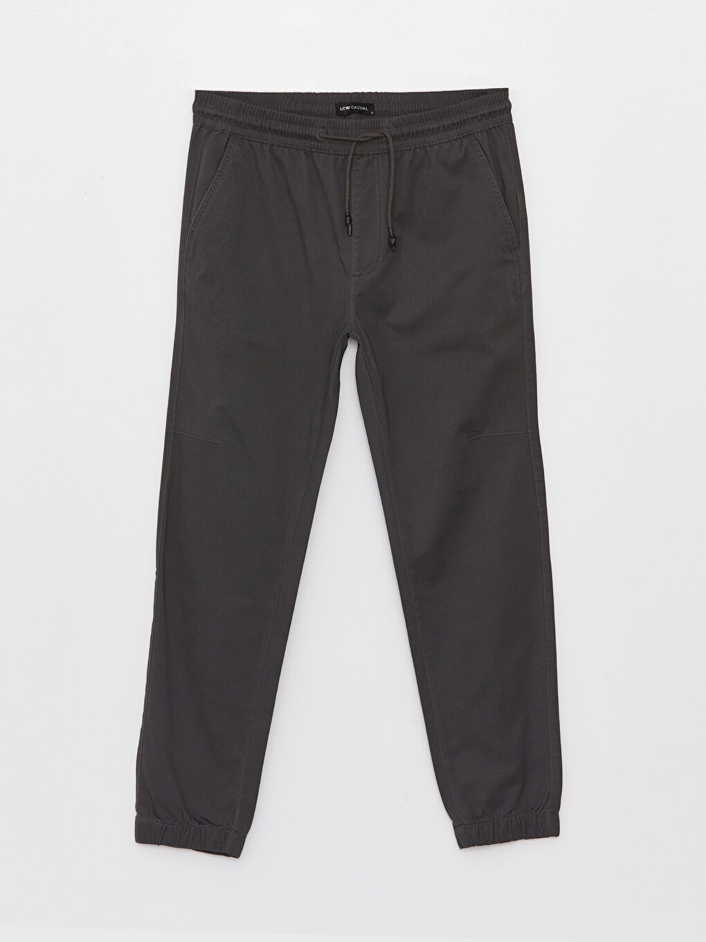 Slim Fit Twill Men's Jogger Trousers-4